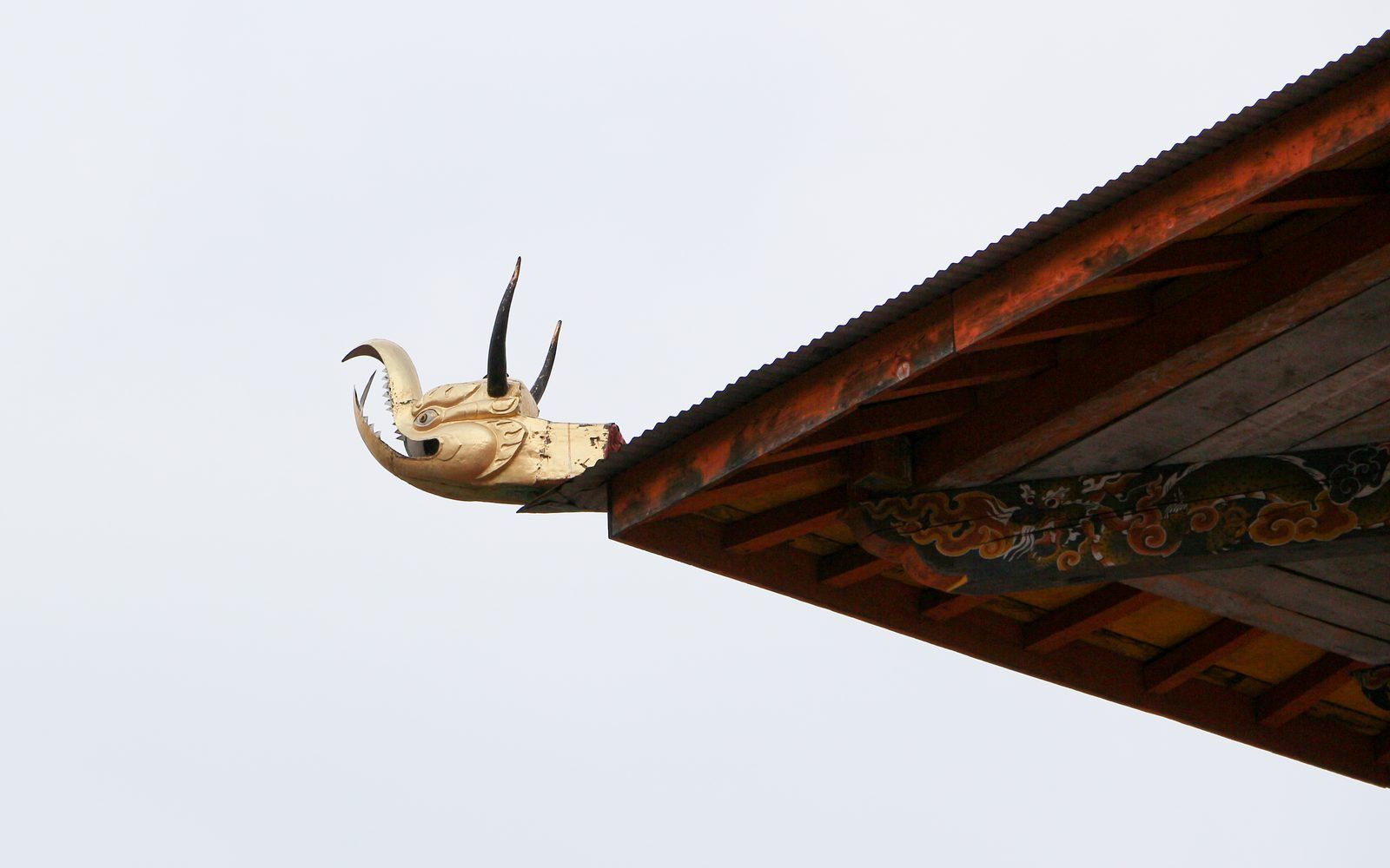 Punakha Dzong at the river confluence