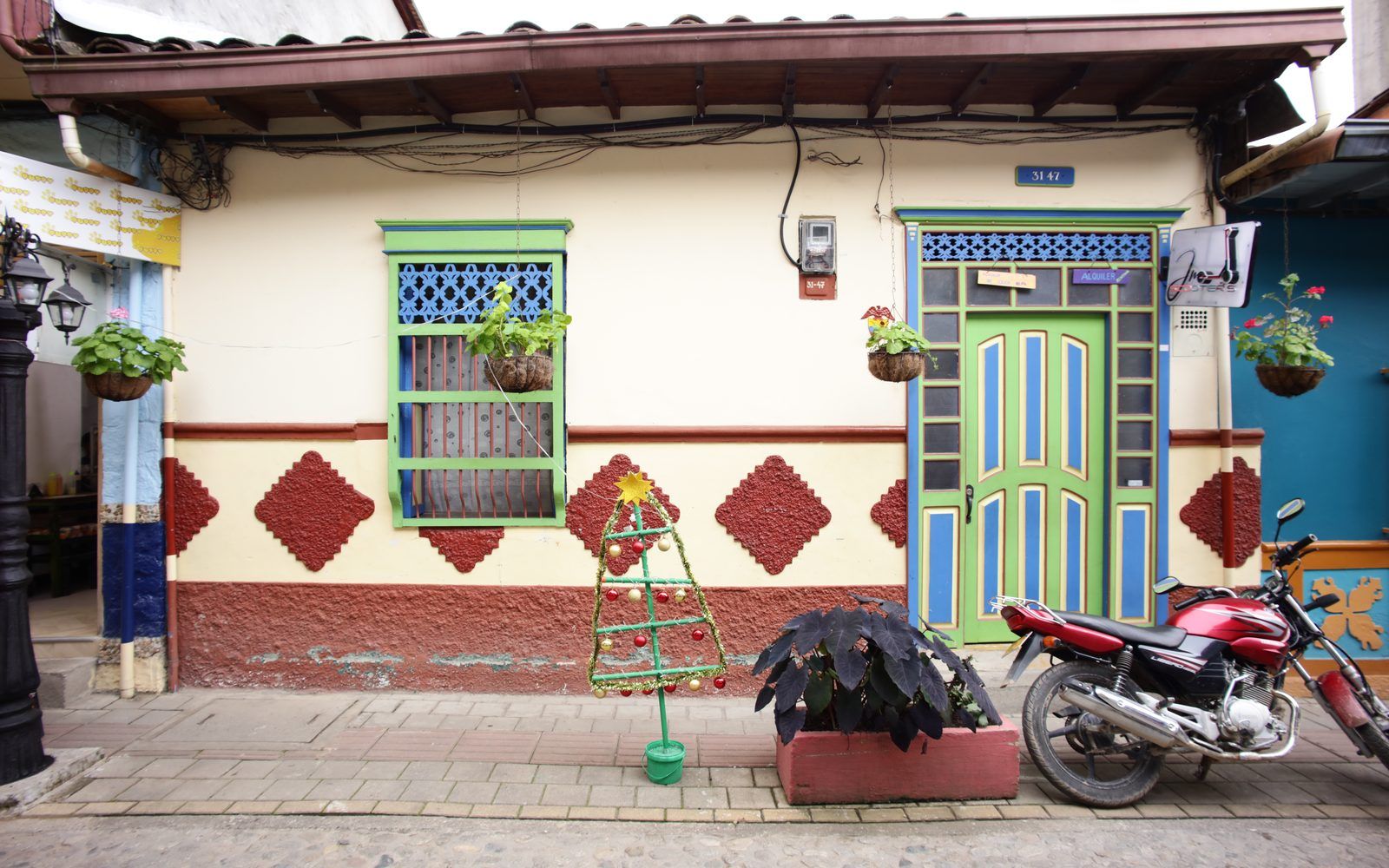 The colourful town of Guatapé