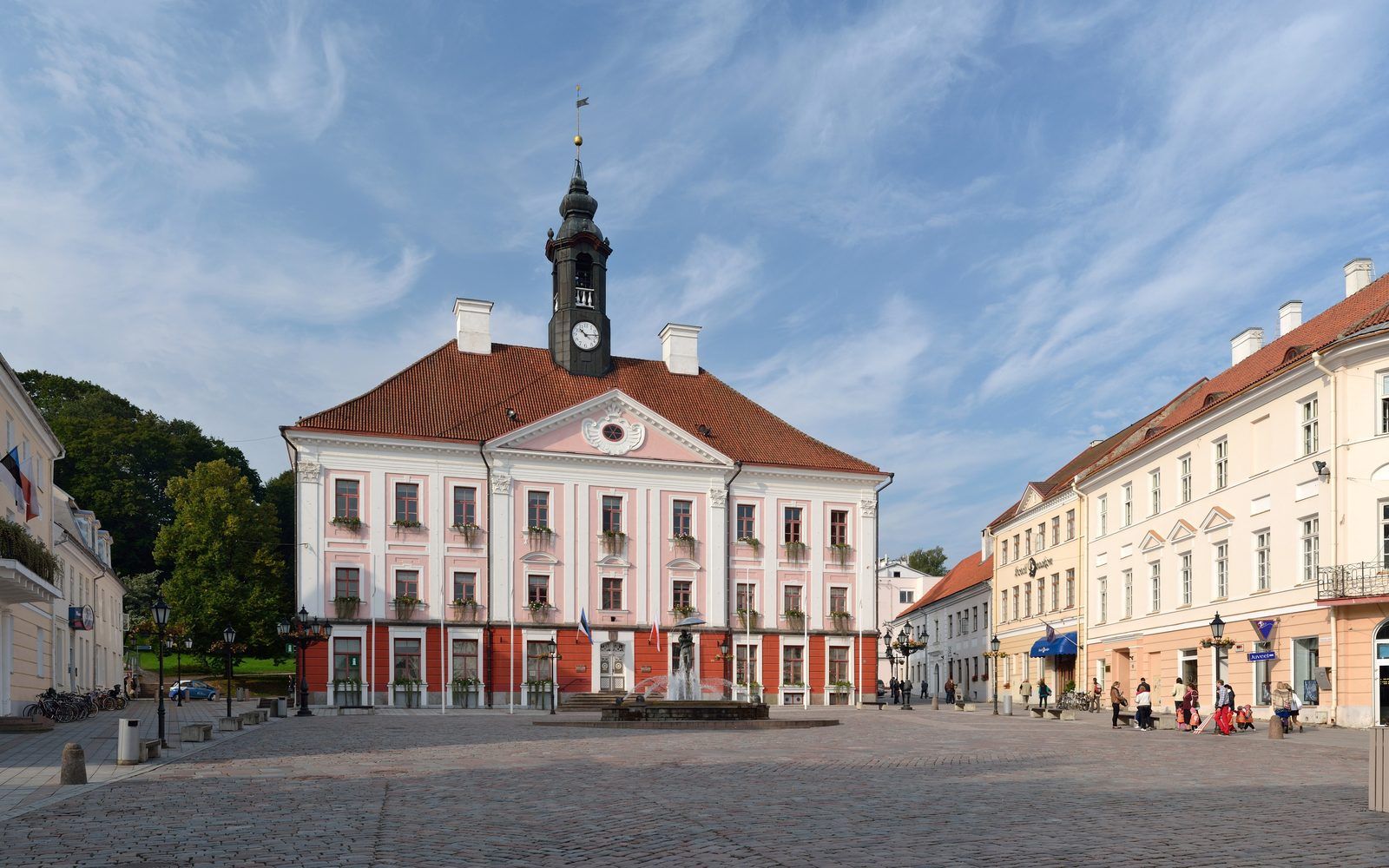 The town hall square of Tartu
