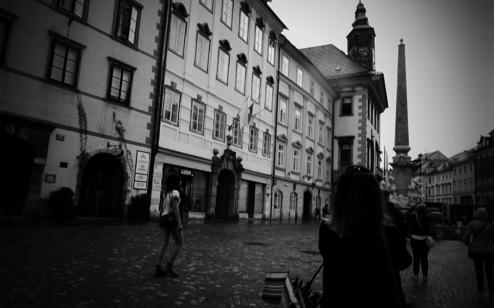The riverside old town of Ljubljana
