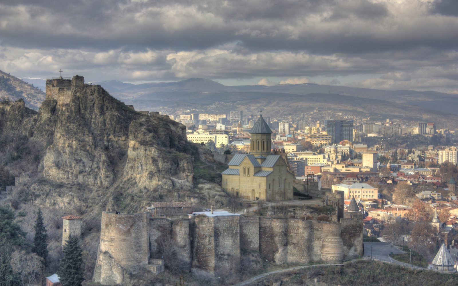 Narikala Fortress overlooking Tbilisi