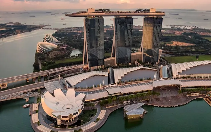 Marina Bay skyline, Singapore